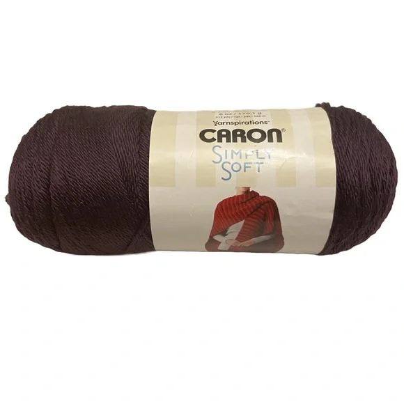 Caron Simply Soft 100% Yarnspirations Plum Perfect Yarn. - Picture 1 of 5
